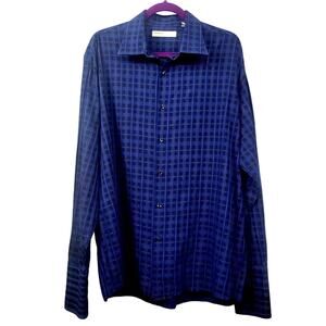 Vintage Perry Ellis Men's Long Sleeve Shirt‎ Size XL